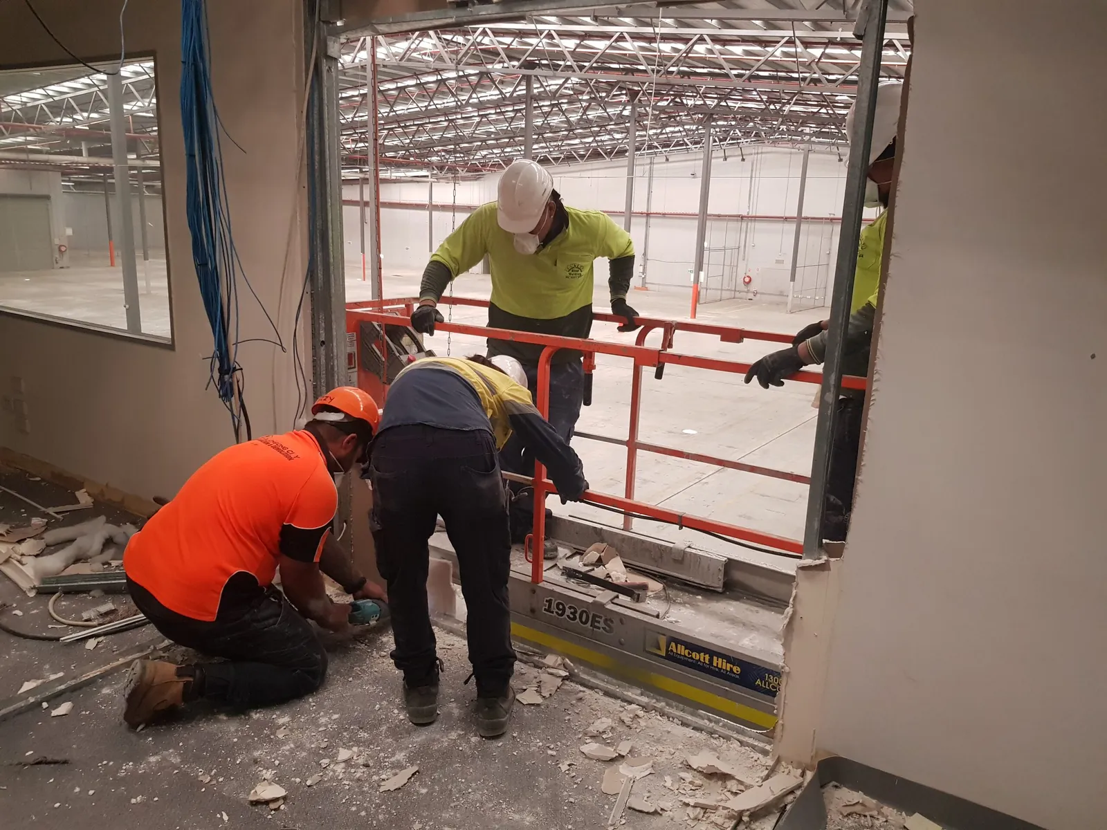 Strip-out and site works at the new Australia Post depot, Albion Park