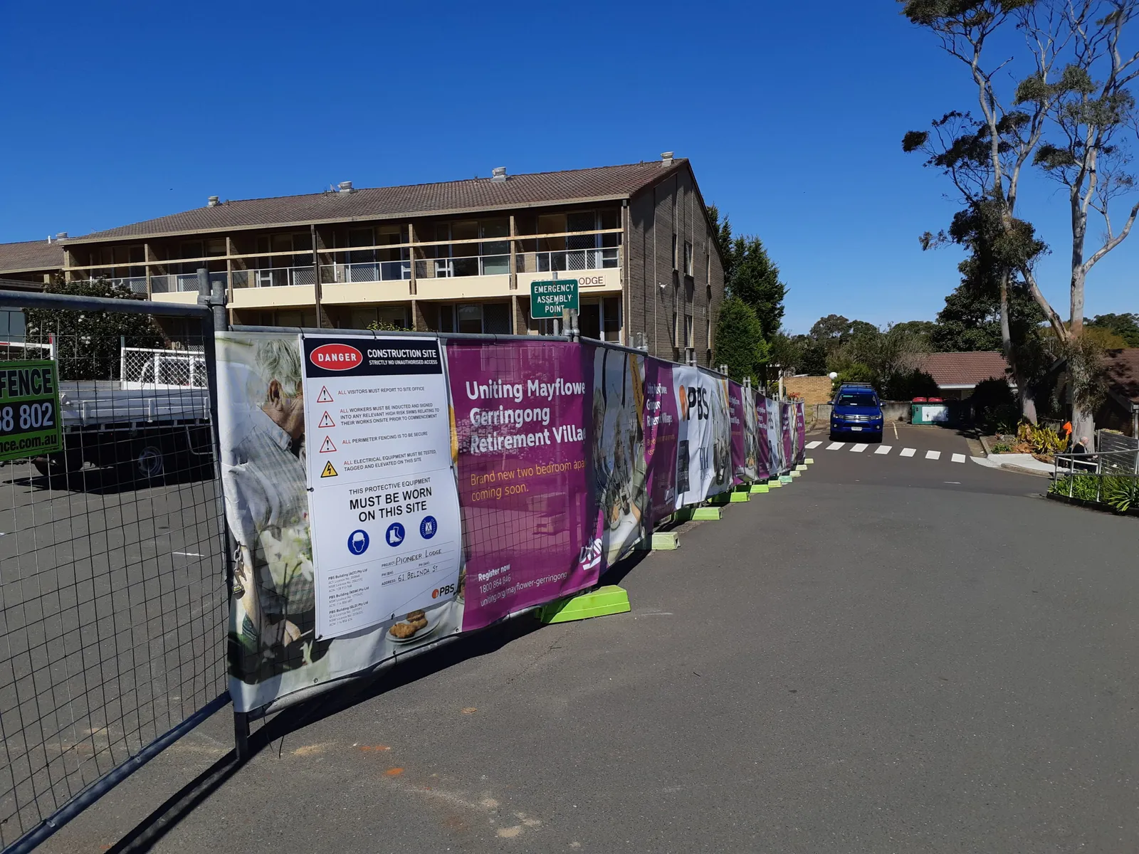WCED site works at Pioneer Lodge, Gerringong